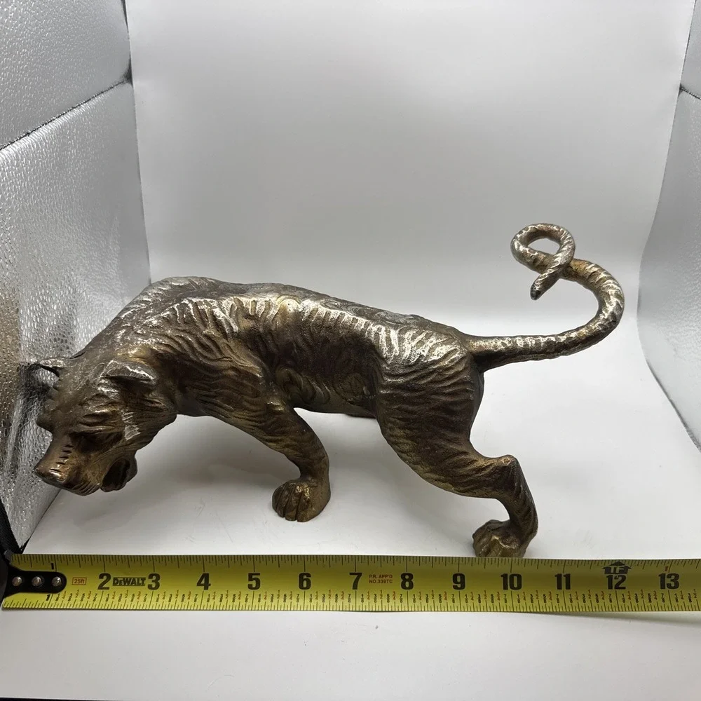 vintage prowling tiger Made Of Some Type‎ Of Metal Although It's Not Magnet